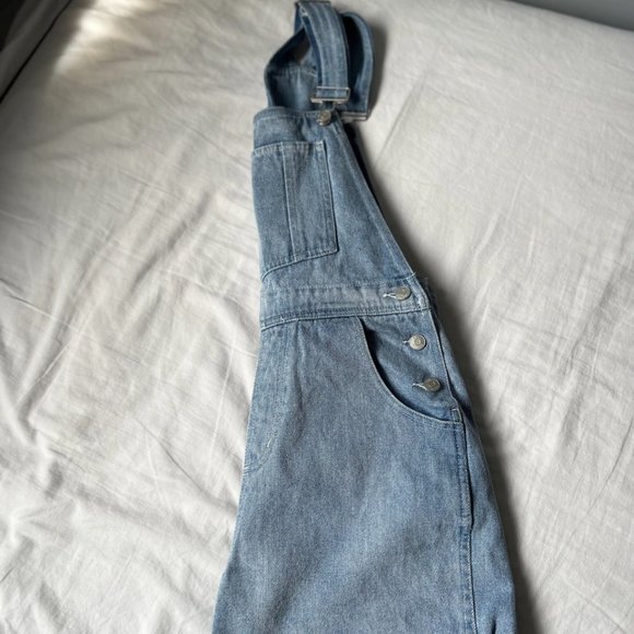 Denim Overalls Jumpsuit Shorts from Simons Twik - Picture 10 of 14